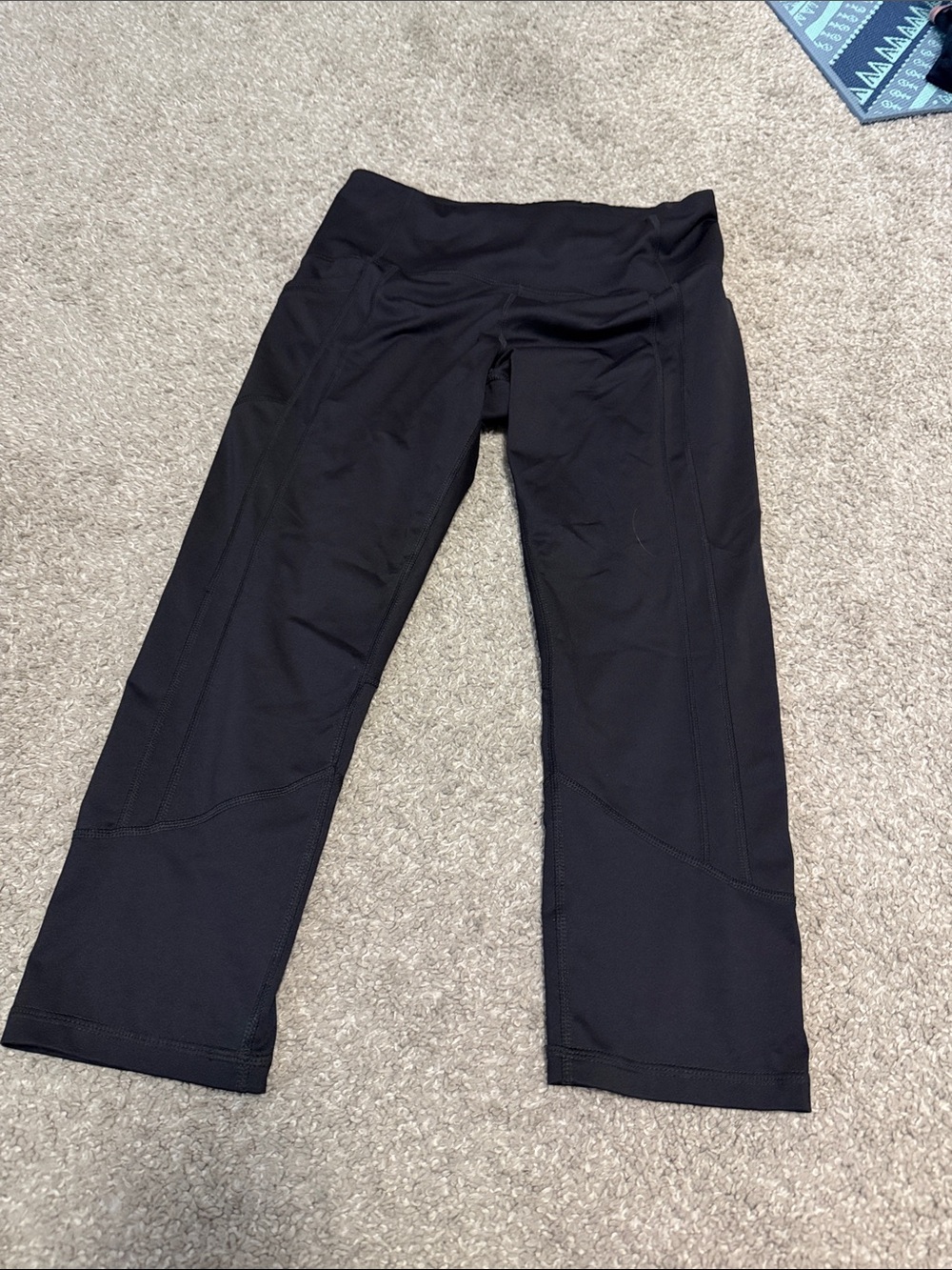 Fila Black Cropped Leggings